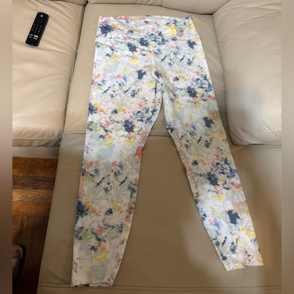 Old Navy Multicolor Floral Leggings Extra High Waisted